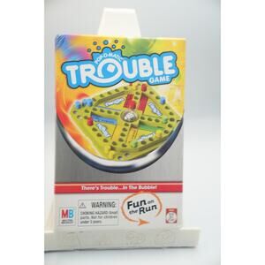 Pop-o-Matic Trouble Game Fun on the Run Travel Milton Bradley 04704